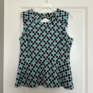 Worthington Sleeveless Stretch Top, Size L.
